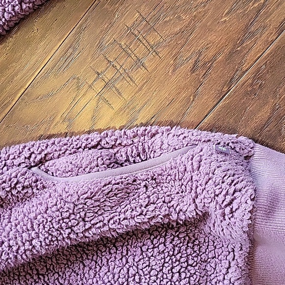 Athleta Girl Sherpa Hoodie, Purple - Picture 2 of 6